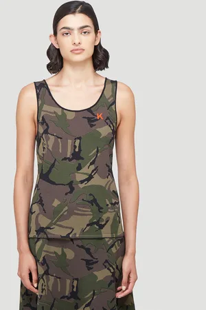 Kwaidan Editions Camouflage-print Tank Top - Femme Hauts Fr - 36
