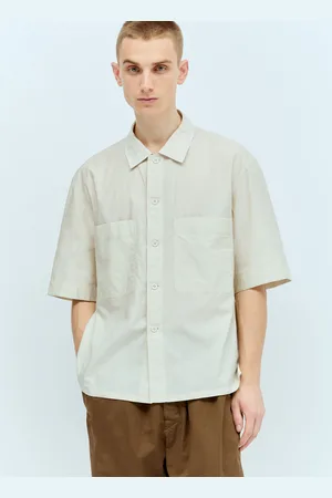 LEMAIRE Short Sleeve Pyjama Chemise- Homme Chemises Cream It - 48