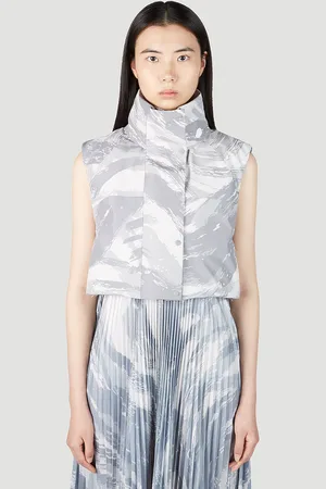 Moncler Vanilis Gilet Jacket - Femme Blousons Grey 00