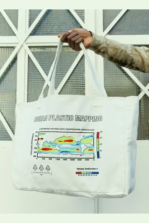 Space Available Ocean Mapping Tote Sac - Sacs Cabas One Size