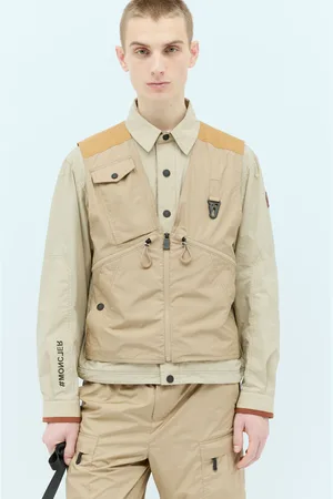 Moncler Combal Jacket - Homme Blousons Beige 4
