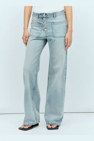 Courrèges Multiflex Denim Sacgy Jeans - Femme Jeans Fr - 38