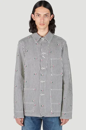 Kenzo Floral Stripe Workwear Jacket - Homme Blousons S
