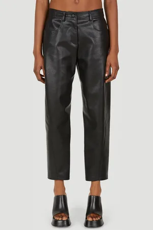 Stella McCartney Faux Leather Pantalon - Femme Pantalons It - 42