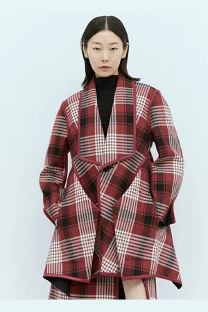 Issey Miyake Counterpoint Check Jacket - Femme Blousons 2