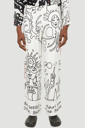 Honey Fucking Dijon Fluid Abstract Pantalon - Pantalons S