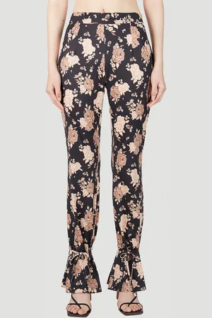 Rokh Floral Pantalon - Femme Pantalons Fr - 34