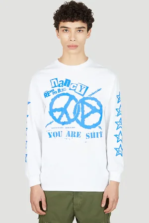 Nancy World Peace Longues Manchese T-shirt - Homme T-shirts S