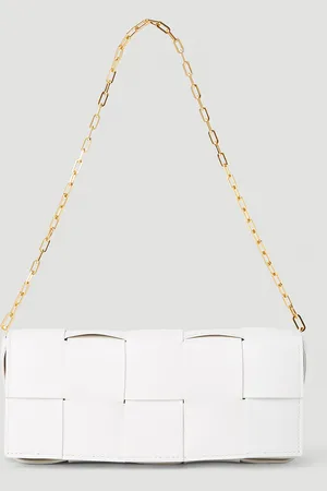 Bottega Veneta Sacuette Pochette épaulesSac - Femme Sacs À Épaule Cream One Size