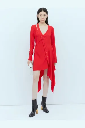 Stella McCartney Asymmetric Seam Cut-out Dress - Femme Robes It - 36