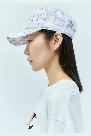 Acne Studios Micro Face Patch Baseball Cap - Femme Chapeaux One Size