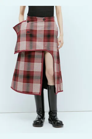 Issey Miyake Counterpoint Check Skirt - Femme Jupes 2