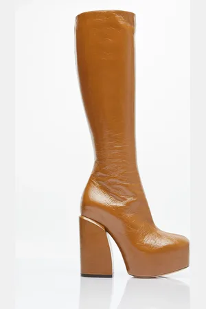 DRIES VAN NOTEN High Leather Bottes- Femme Bottines Et Bottes Eu - 37