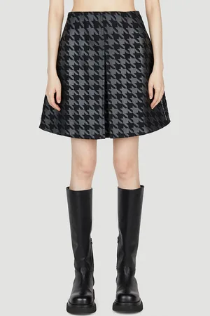 Moncler Houndstooth Mini Skirt - Femme Jupes It - 40