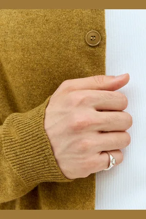 Bleue Burnham A Mini Good Heart Signet Ring - Bijoux P