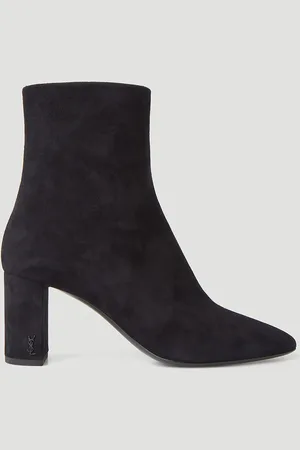 Saint Laurent Lou Suede Ankle Bottes- Femme Bottines Et Bottes Eu - 36