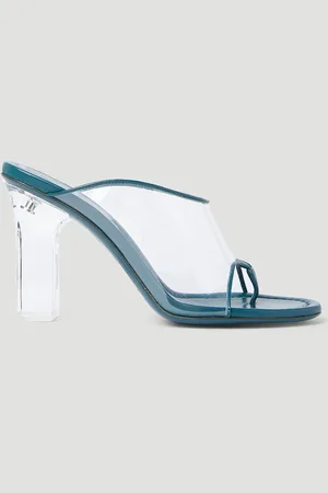 Honey Fucking Dijon X Acne Studios High Heel Mules - Femme Sandales Green Eu - 36