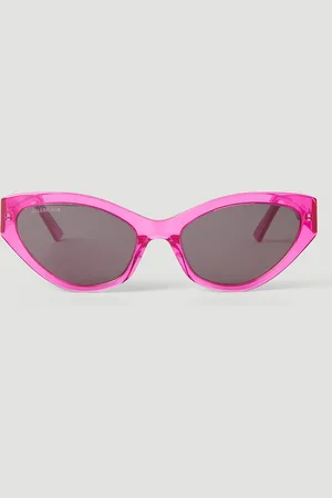 Balenciaga Flat Cat Eye Sunglasses - Femme Lunettes De Soleil One Size