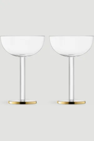 LSA International Set Of Two Luca Coupe Glasses - Glassware One Size