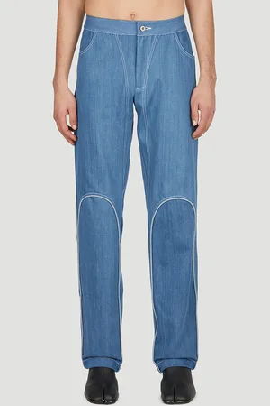 Mainline:RUS/Fr.CA/DE Contrast Piping Jeans - Denim 28