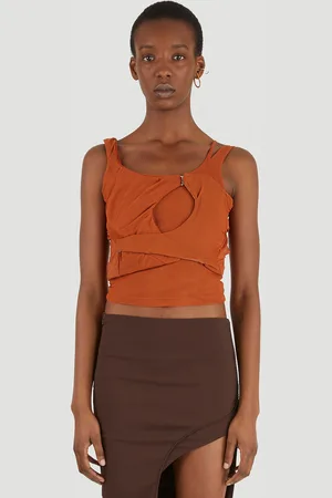 Mainline:RUS/Fr.CA/DE Ria Top - Femme Hauts Orange M