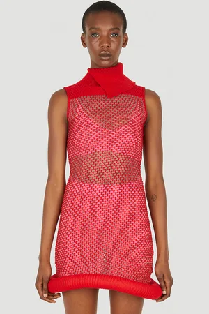 Louise Lyngh Bjerregaard Mesh Knit Dress - Femme Robes S