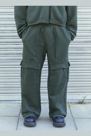 GREG ROSS Cargo Track Pantalon - Homme Pantalons De Survêtement Green S