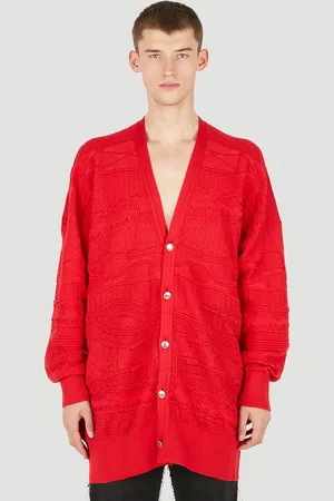 Sulvam Long Jacquard Cardigan - Homme Pulls M