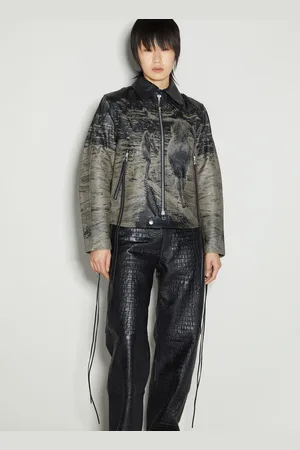 Eytys Dixon Zorn Leather Jacket - Femme Blousons Grey It 38 - 48
