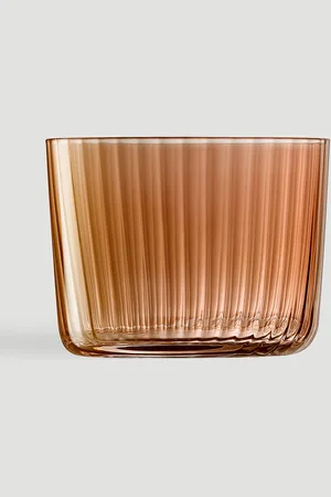 LSA International Set Of Four Gems Tealight Holders - Candles & Scents Orange One Size