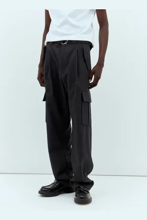 Prada Flannel Cargo Pantalon - Homme Pantalons Grey L