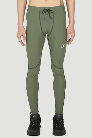 District Vision Lono Leggings - Homme Pantalons De Survêtement Green Xl
