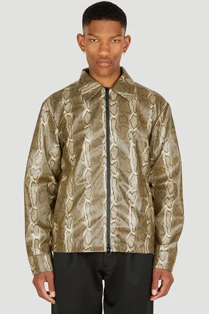 Soulland Mapp Snake Print Jacket - Homme Blousons L