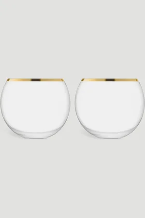 LSA International Set Of Two Luca Tumbler Glasses - Glassware One Size