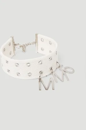 Maison Margiela Logo Pendant Choker Necklace - Femme Bijoux One Size