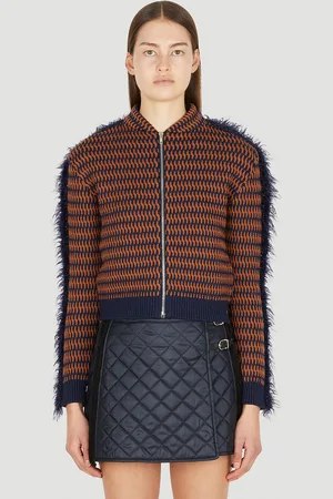 Durazzi Milano Knitted Bomber Jacket - Femme Blousons S