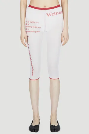 DI PETSA Wet Script Biker Shorts - Femme Shorts S
