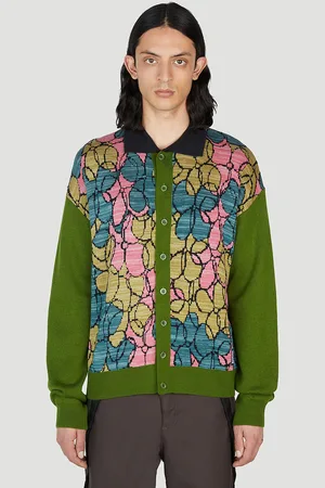 Rassvet Drawings Cardigan - Homme Pulls Green L