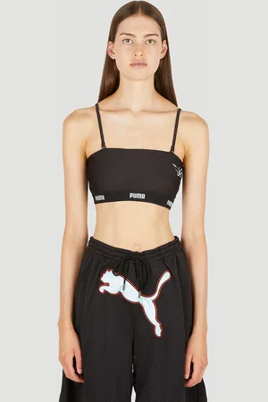 PUMA Logo Tape Crop Top - Femme Sous-vêtements Xs