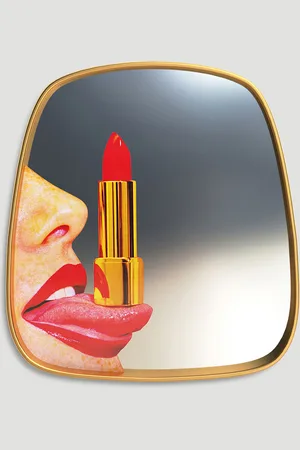 SELETTI Tongue Mirror - Mirrors Transparent One Size