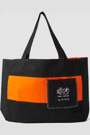 Space Available Work Pocket Tote Sac - Sacs Cabas Orange One Size
