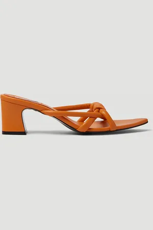 Reike Nen Noodle Knot Heeled Sandales- Femme Talons Orange Eu - 37