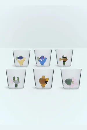 Ichendorf Milano Set Of Six Marine Gardens Tumblers - Glassware Multicolour One Size