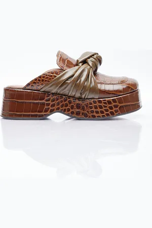 REJINA PYO Knot Platform Mules - Femme Compensées Eu - 36