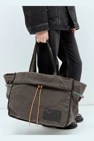 Acne Studios Canvas Tote Sac - Homme Sacs Cabas Grey One Size