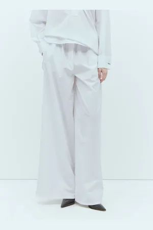 Max Mara Wide Poplin Pantalon - Femme Pantalons It - 38