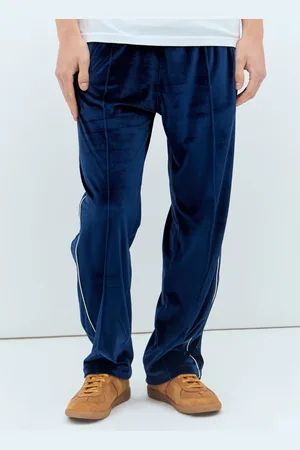 AWAKE NY Velour Track Pantalon - Homme Pantalons De Survêtement Navy L