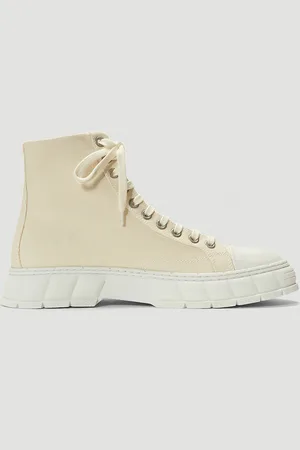 VIRON 1982 Recycled Canvas Baskets- Bottines Beige Eu - 40