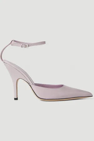 By Far Eliza Patent Heel Pumps - Femme Talons Lilac Eu - 36