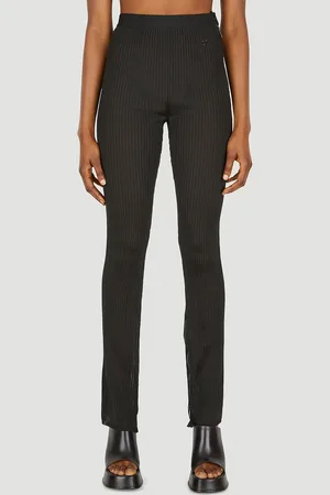 Courrèges Transparent Knit Pantalon - Femme Pantalons 2